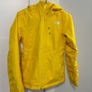 The North Face Yellow Ski / snowboard Jacket Womens XS